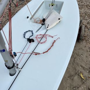 LASER ILCA 214076 with new rig