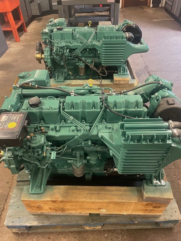 Volvo Penta TAMD41B 197hp Bobtail Marine Diesel Engine (Pair Available)