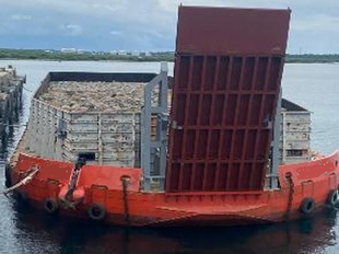 Heavy Duty Steel Deck Cargo Barge