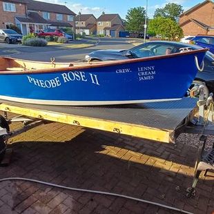13ft Jimmy Skiff ll, with trailer