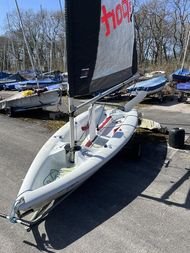 Laser Pico Sport sail and rigging. Located Bough Beech near Sevenoaks.