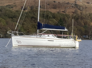 Beneteau First 21.7 with twin axel galvanised trailer 