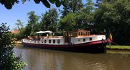 De luxe Motor Ship charter barge fully geared up ready to go