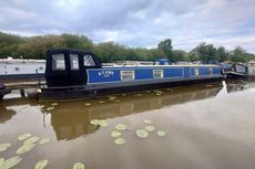 58' 2008 Cruiser Stern Narrowboat Built by Liverpool Boats