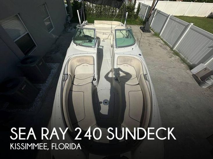 2008 Sea Ray 240 sundeck