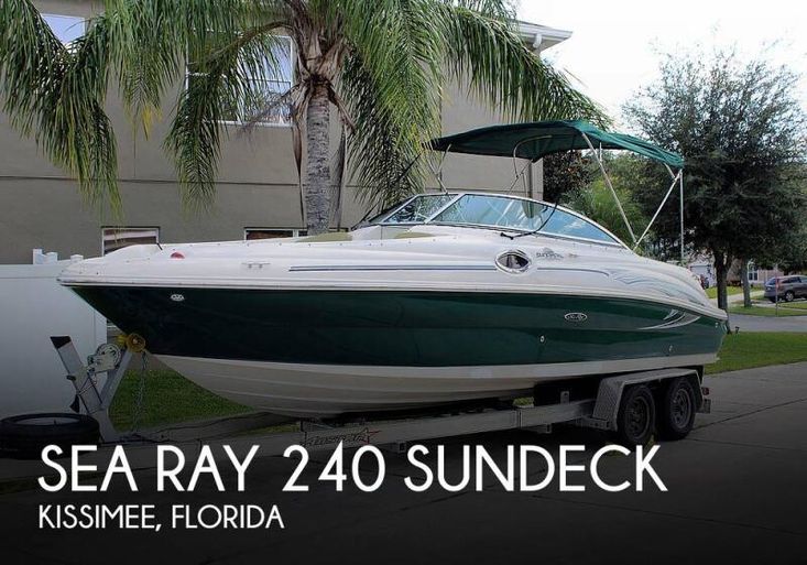 2005 Sea Ray 240 sundeck