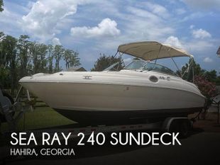 2001 Sea Ray 240 Sundeck