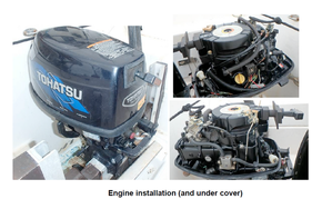 Tohatsu 4 stroke 5HP engine