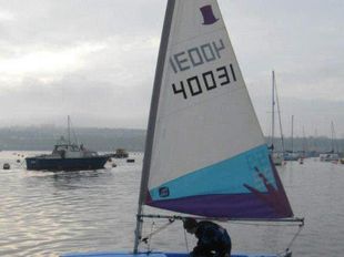 Topper Sailing Dinghy - Blue