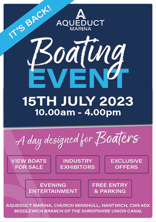 AQUEDUCT BOATING EVENT | 15TH JULY 2023