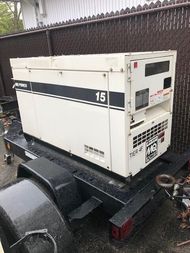 Towable Kuobta Diesel 15KW 120/240V Genset For Sale