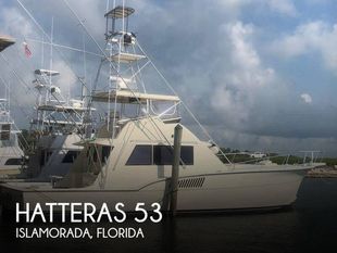 1979 Hatteras 53 Sportfish Convertible