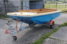 Lovingly restored dinghy by boat builder