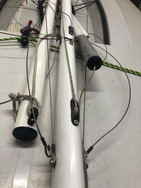spares upclose - also have spinnaker pole
