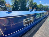 58x10ft widebeam narrowboat with mooring