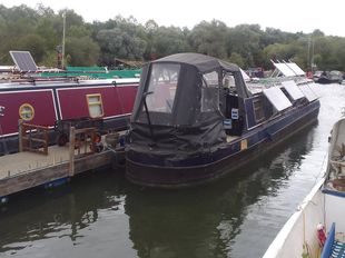 Refurbished classic narrowboat