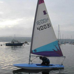 Topper Sailing Dinghy - Blue