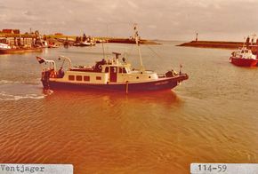 Varend Woonschip ex RWS vlet 14.78