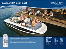 Bayliner 217 Deck Boat