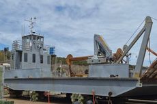 1959 69? Steel Landing Craft | Twin Cummins | Palfinger Crane |