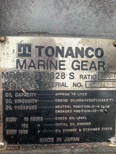 Tonanco TM828S 3:1 RH Marine Gear