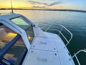 Stern deck platform, hatches to engine
