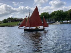 Kittiwake 14 day sailing boat, like Drascombe. Recent FULL restoration
