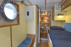 Fantastic converted ice breaking tug yacht Astra. 
