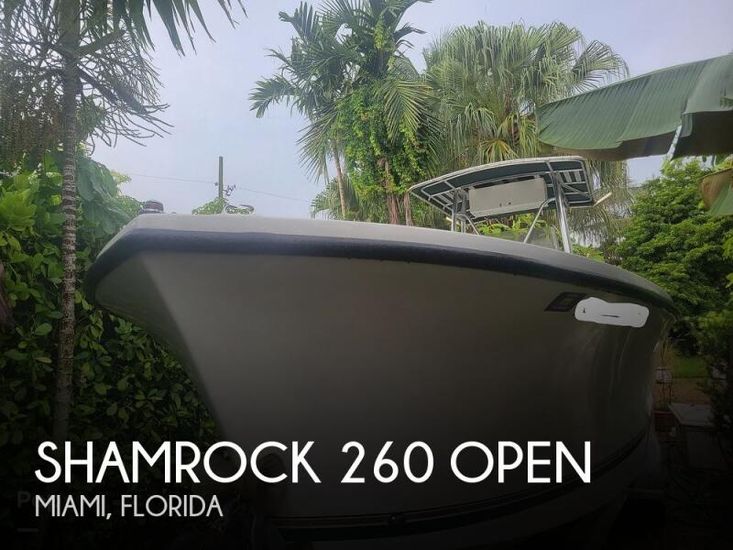 1999 Shamrock 260 open