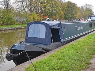 58ft Electric Square Cruiser Stern Narrowboat