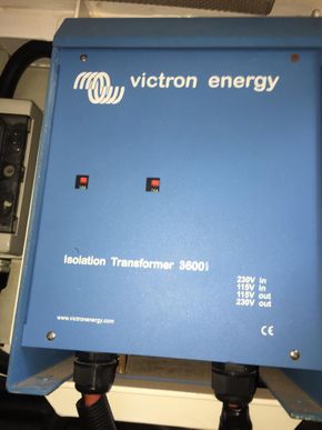 Victron shore power 110/220 volt transformer 