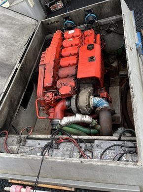 Rear of engine 