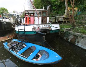 Stern view of Humber barge
