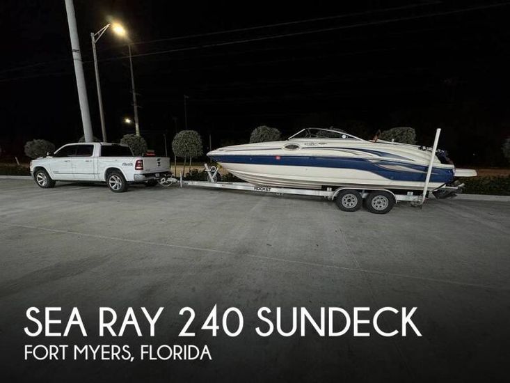 2002 Sea Ray 240 sundeck