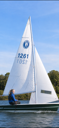 Wanderer Dinghy 14ft, Anglo Marine with road trailer & launch trailer 