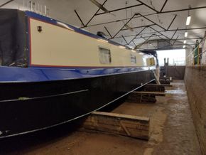 Boat blocking and survey