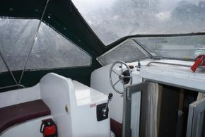 Stern deck and steering position