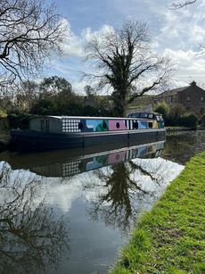  Wide beam canal barge 12ft 6 x 60ft
