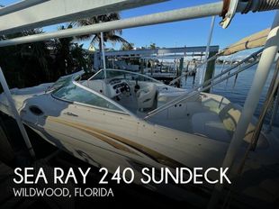 2001 Sea Ray 240 SunDeck