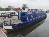 1977 STEEL NARROW BOAT CRUISER STERN 45