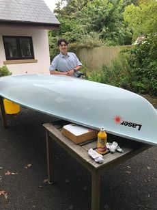 Laser ILCA sailing dinghy
