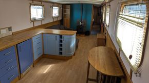 Galley through to lounge area