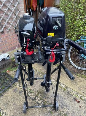 both engines and stand