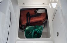 Cockpit floor storage