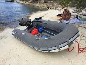 3D Tender RIB with 9hp Tohatsu 