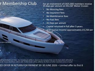 60' MOTOR CRUISER SHARE