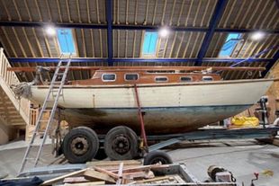 32ft  Alan Pape Centreboard Cruiser,1967 A restoration project