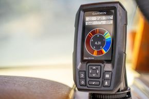 Garmin depth sounder and fish finder