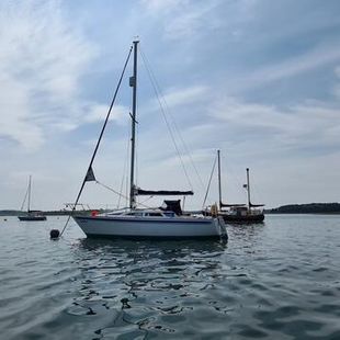 Moody 27 NI  A good example of a highly respected boat.