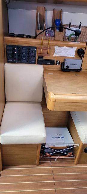 Nav station with additional storage